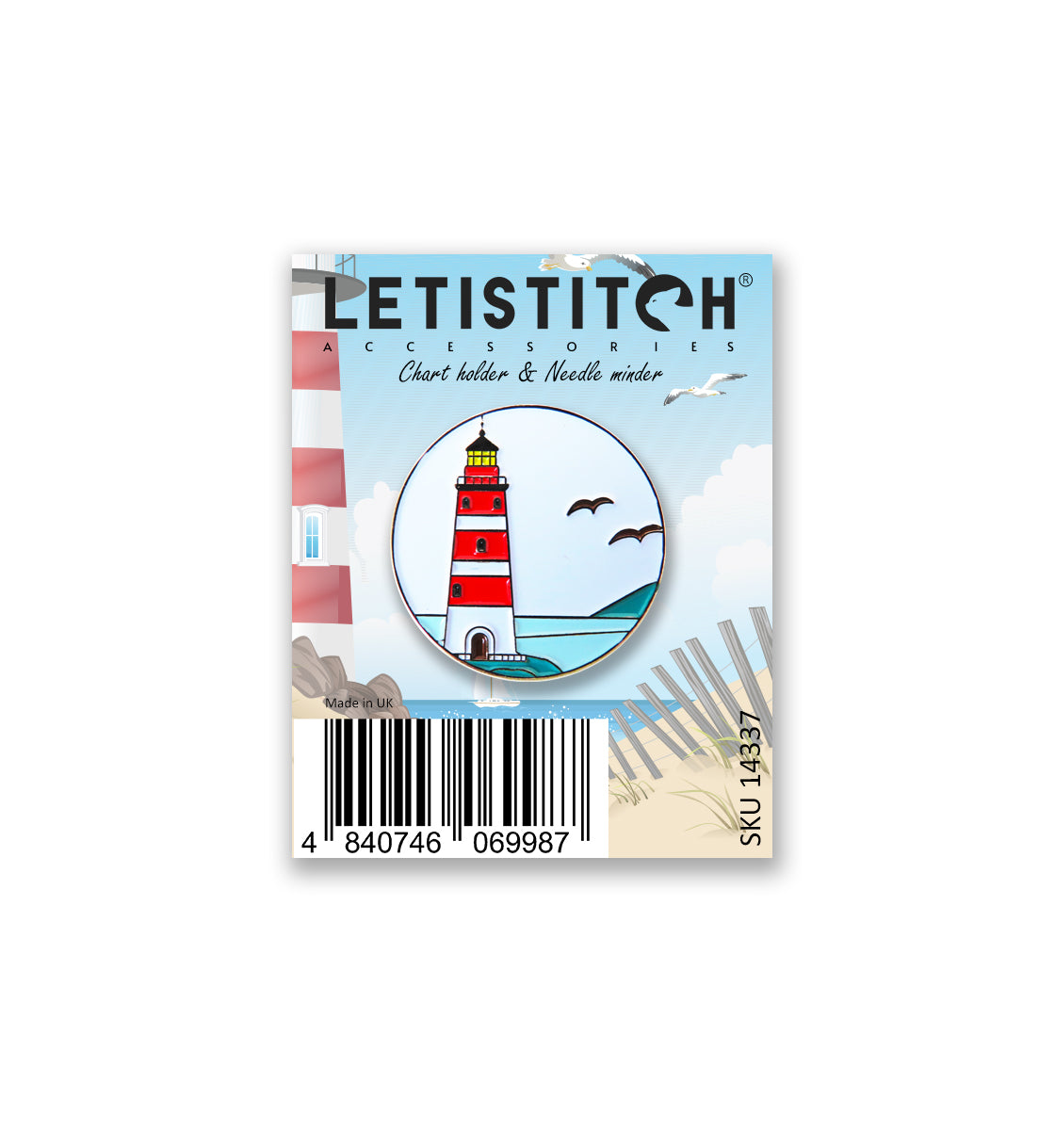 Letistitch Lighthouse Chart Holder & Needle Minder 14337