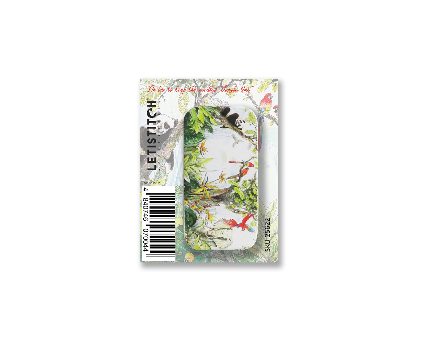 Letistitch "Jungle Time" Tin Box 25622