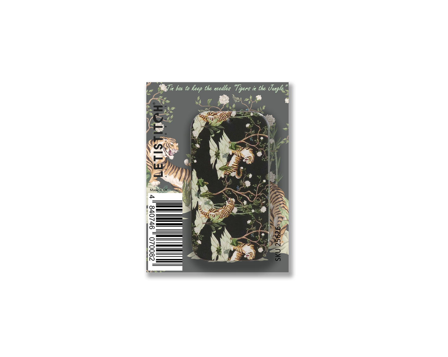 Letistitch "Tigers in the jungle" Tin Box 25626