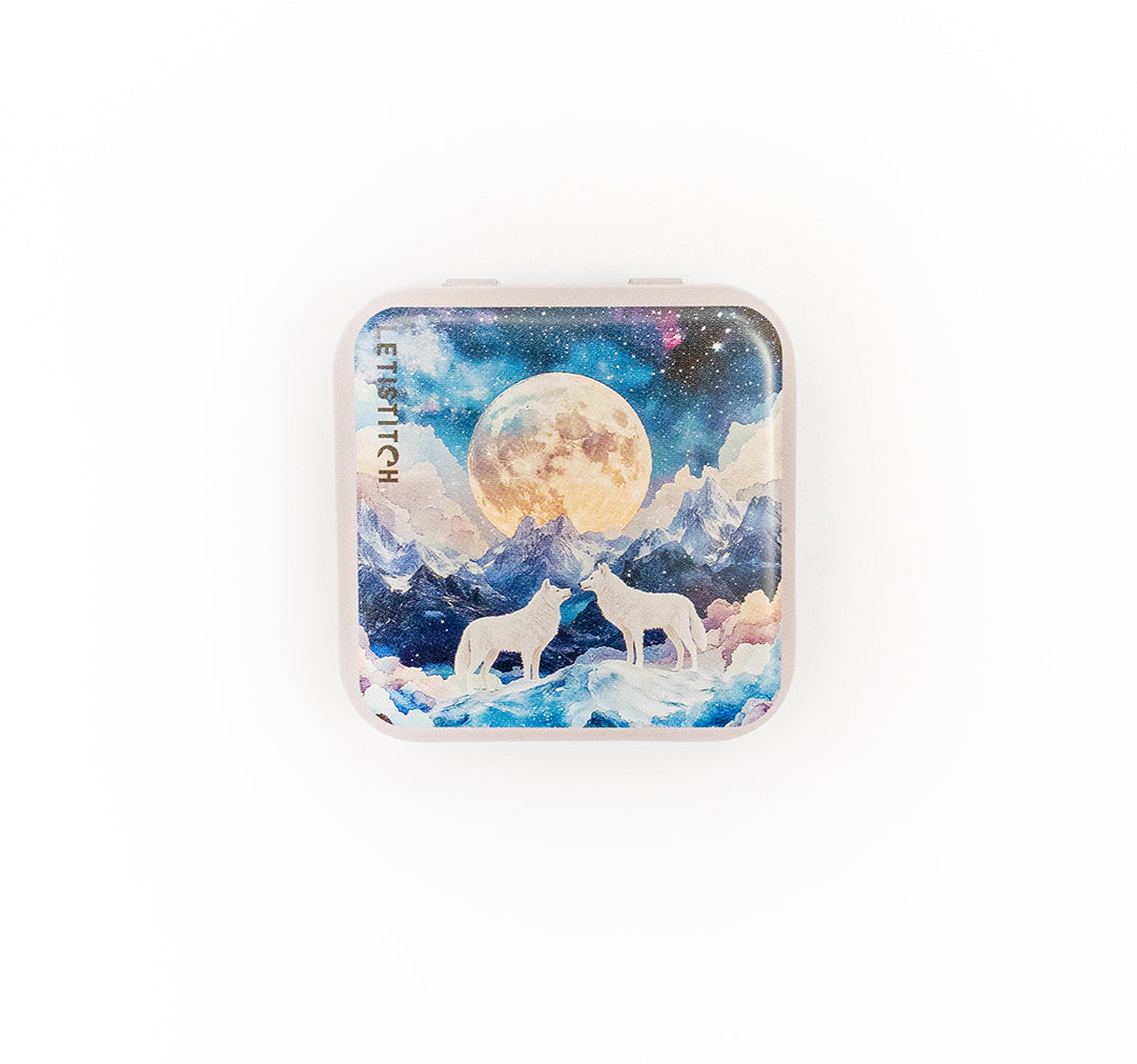 Tin Box for Needles – “Moon & Love” SKU 25631 🌙❤️