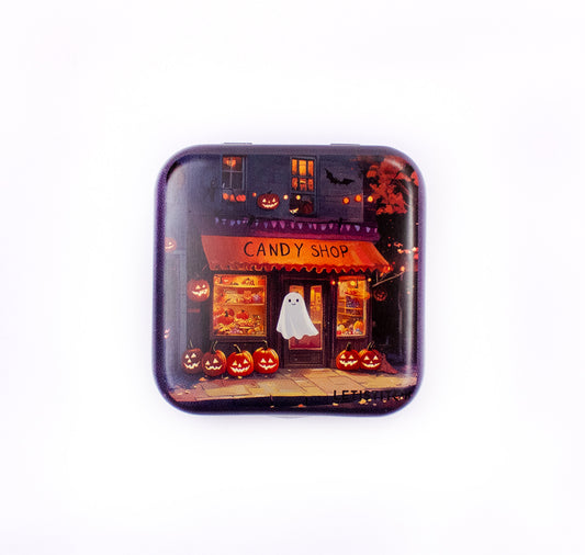 Tin Box for Needles – “Pumpkin Lane” (SKU 25634) 🎃✨