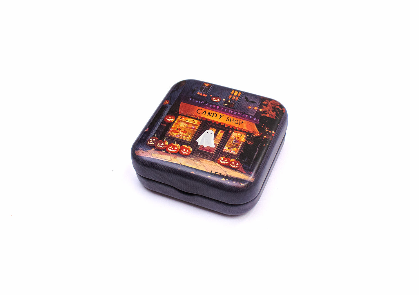 Tin Box for Needles – “Pumpkin Lane” (SKU 25634) 🎃✨