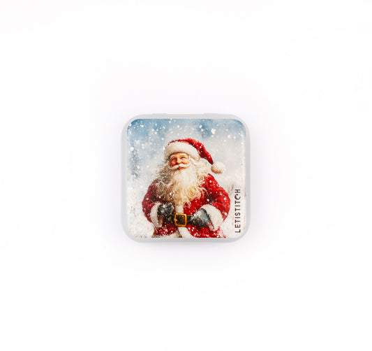Tin Box for Needles – “Santa” SKU 25637 🎅✨