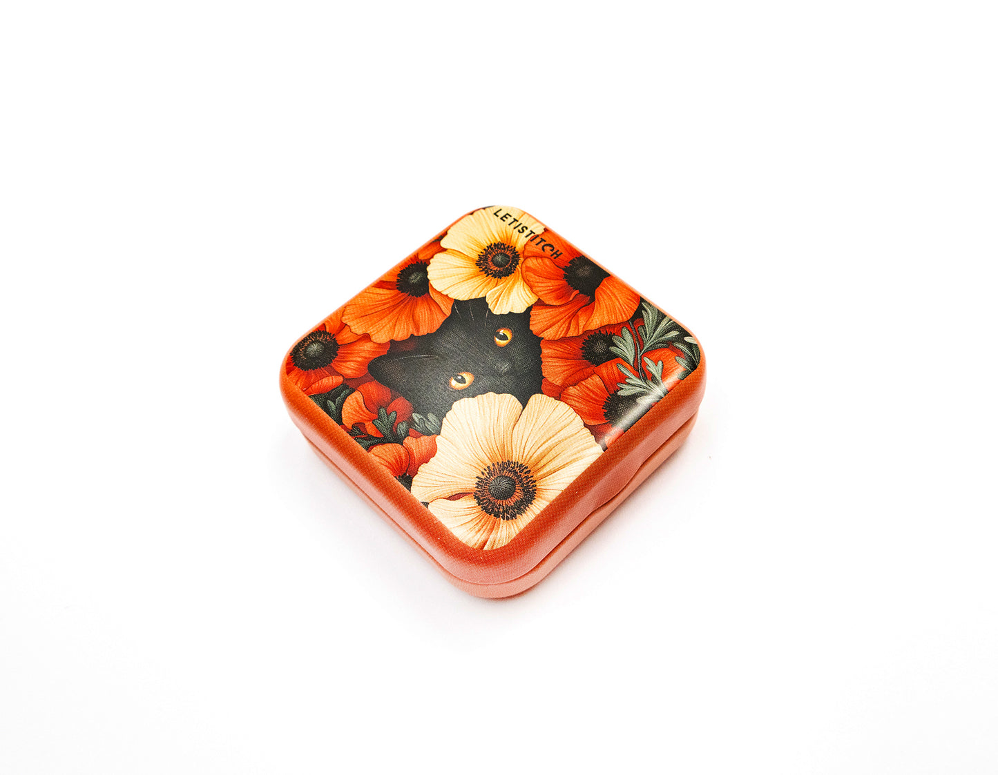 Tin Box for Needles – “Poppy Eyes” SKU 25640 🌺