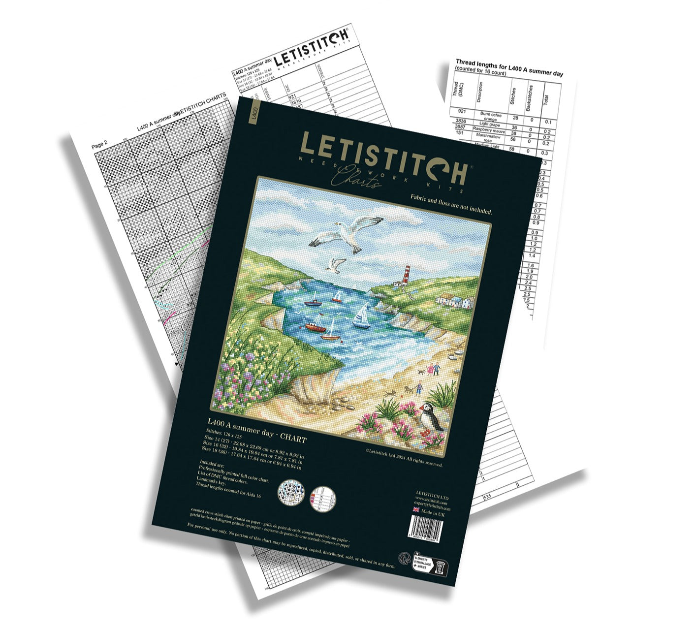 L400 A summer day - PRINTED CHART