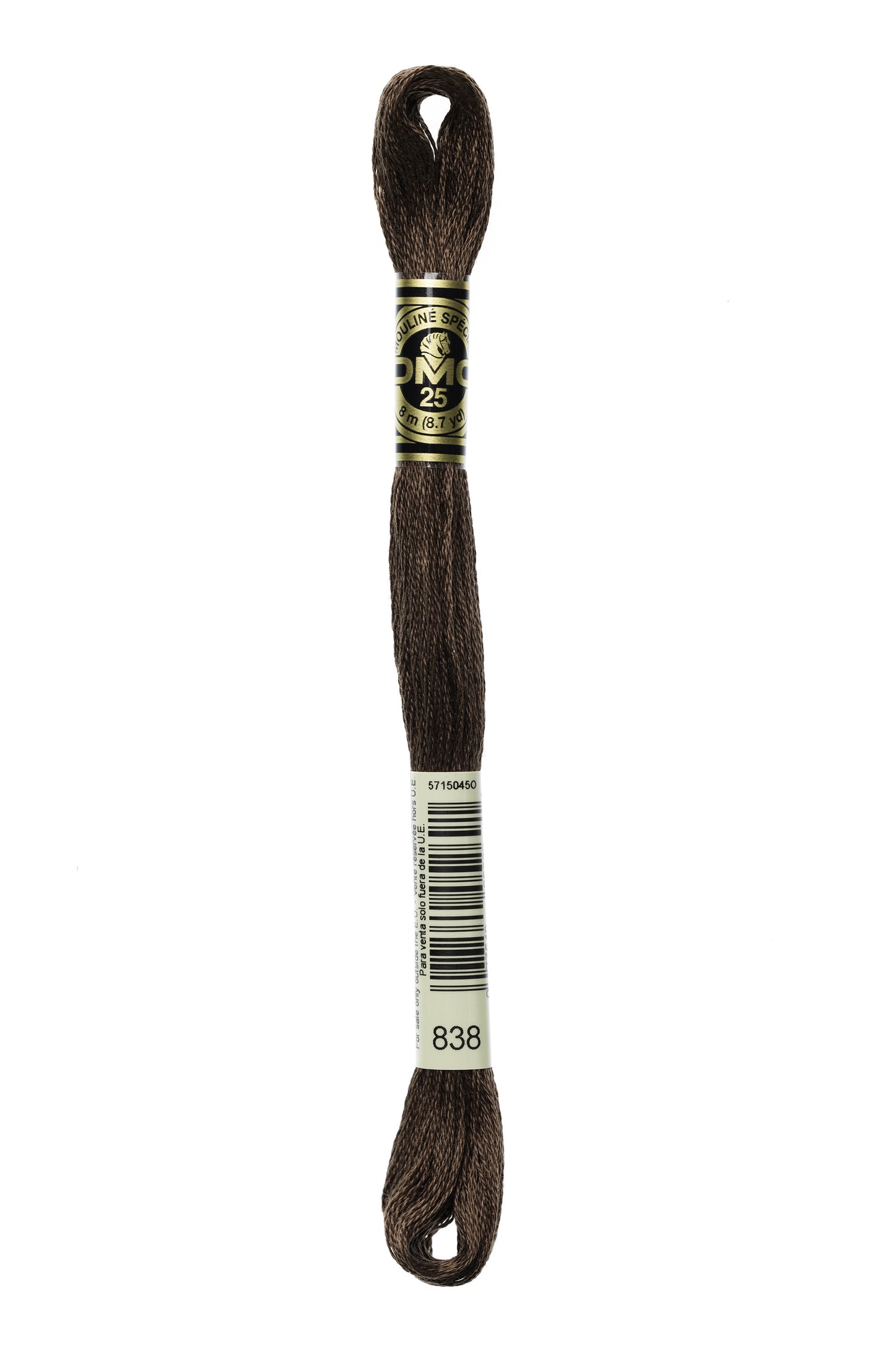 DMC Stranded Cotton - DMC color 838