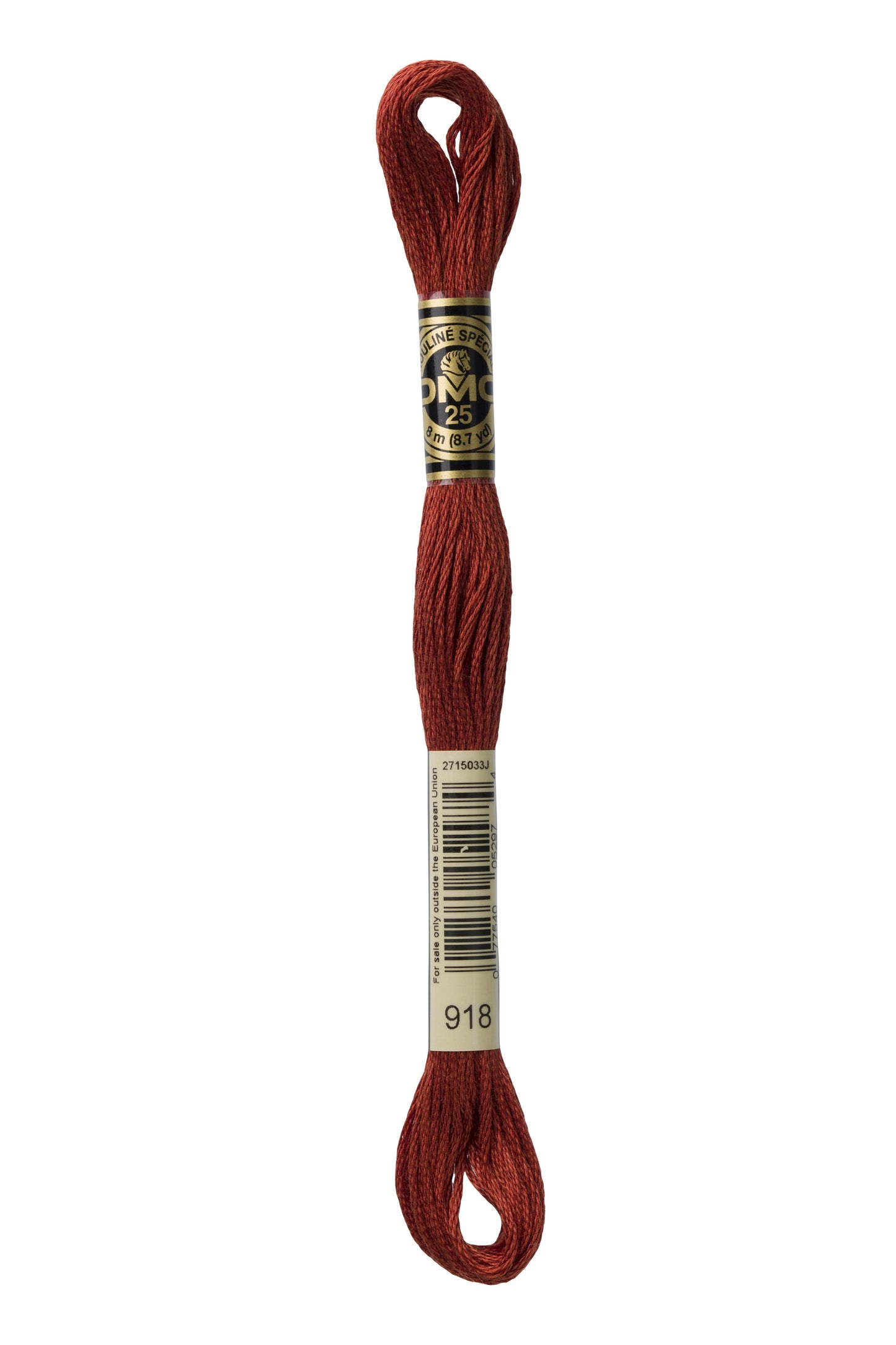 DMC Stranded Cotton - DMC color 918