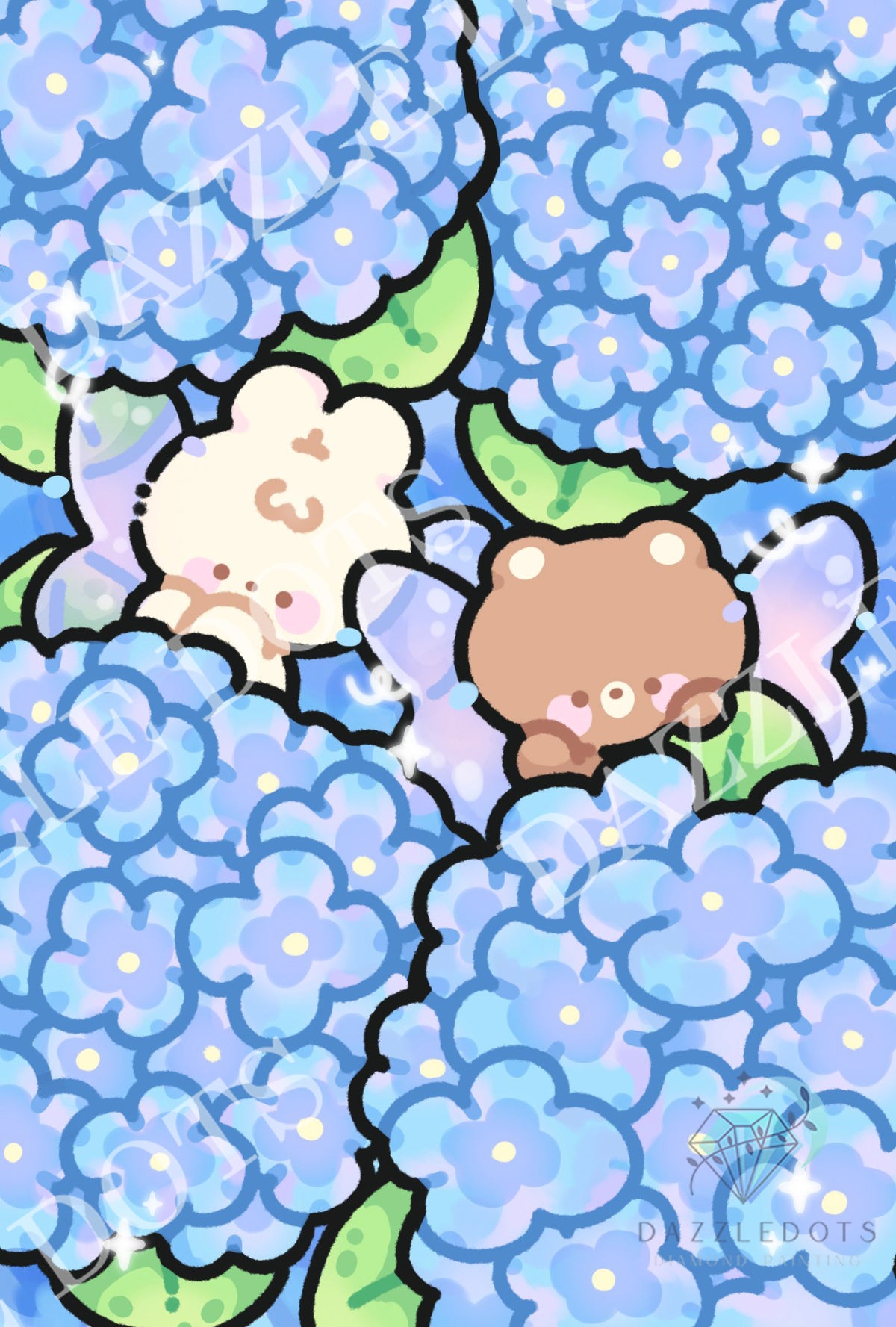 FDS-6007 Hiding in Hydrangea - Full Fairy Dust Colours