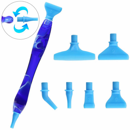 Marble Piping Diamond Art Pen & 6 plastic tips