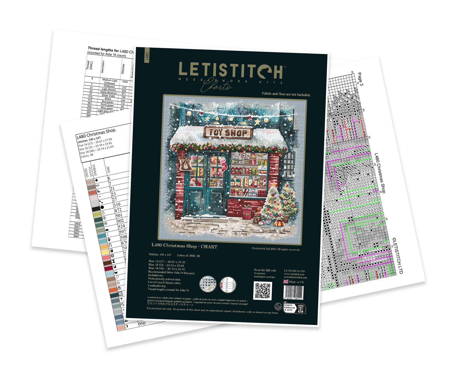 Christmas Shop - PDF CHART