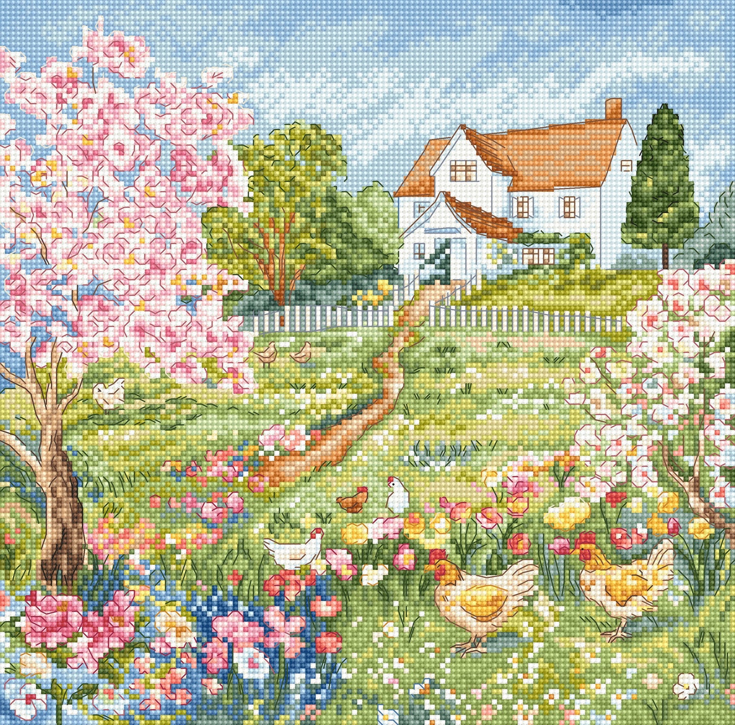 L510 Blooming Garden - PRINTED CHART