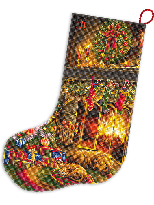 L520 Christmas Eve Stocking - CHART Printed