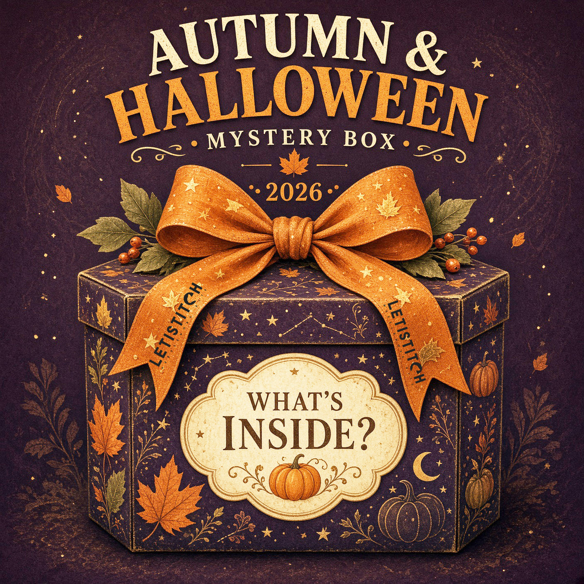 Autumn & Halloween Mystery Box 2026 / Cross stitch Kits