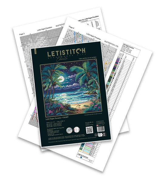 L450 Night Paradise- PRINTED CHART