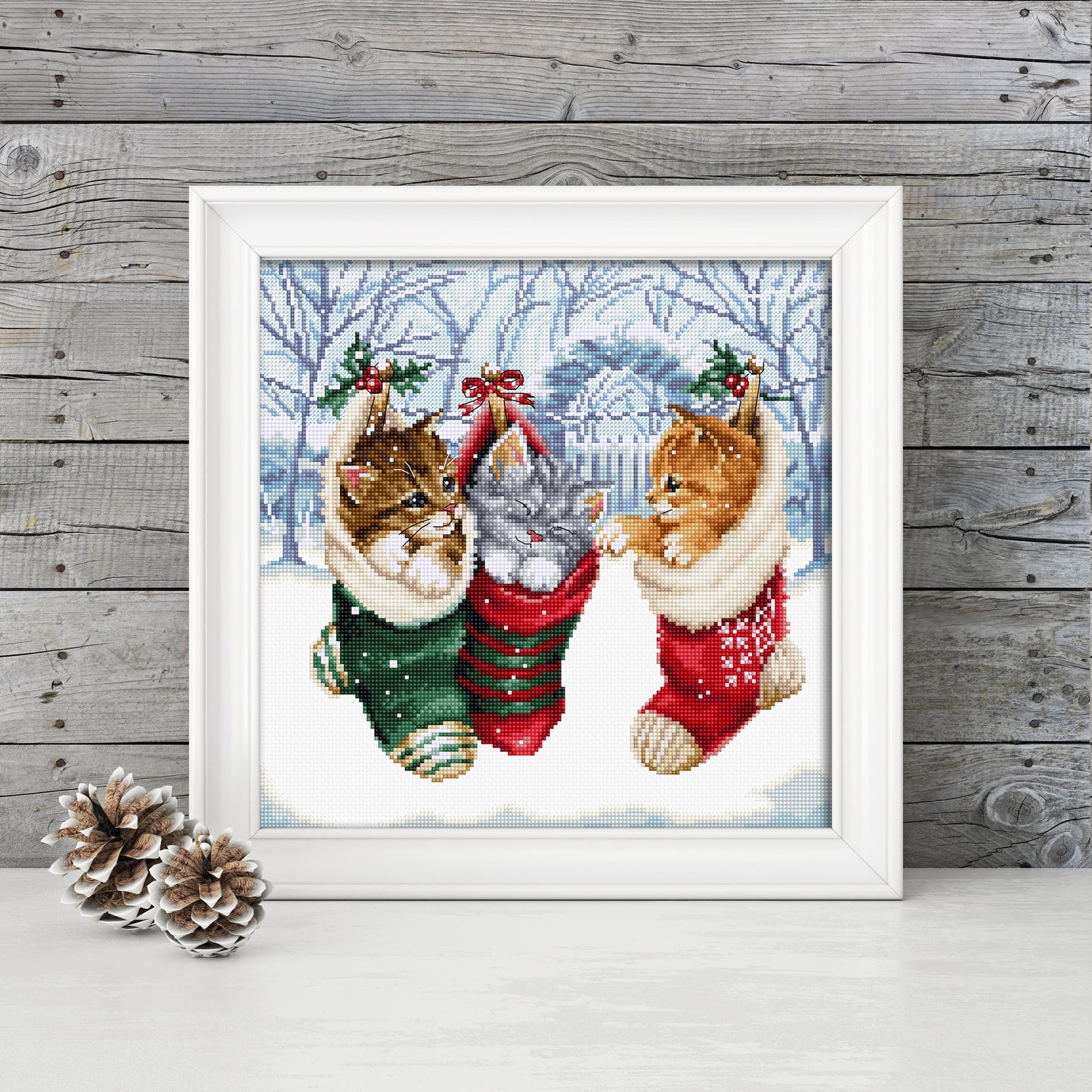 L8087 Snowy Kitties / Chatons enneiges