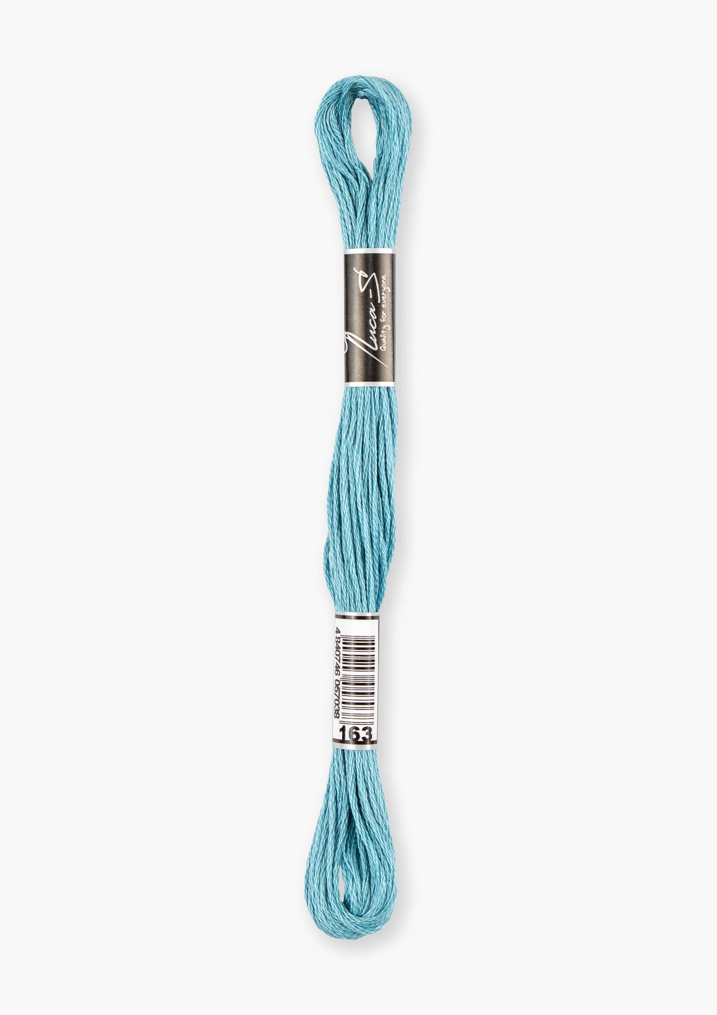 Stranded Cotton Luca-S - 163 / DMC 597 / Anchor 1062 - Luca-S Stranded Cotton