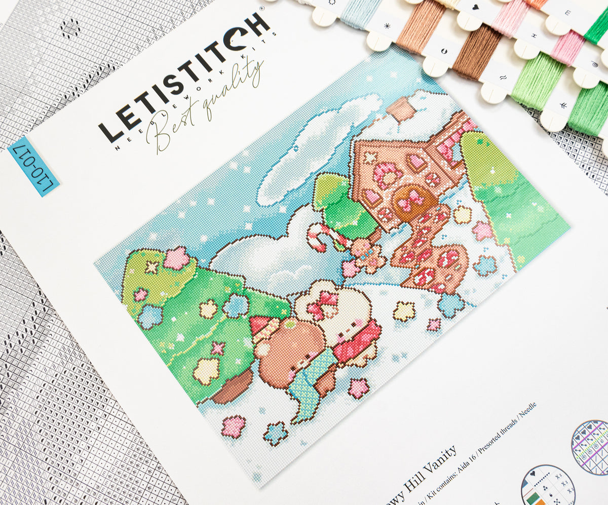 Snowy Hill Cross Stitch Kit L10-017 - image 4