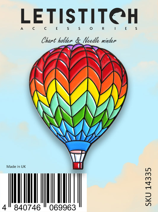 Letistitch Air balloon Chart Holder & Needle Minder 14335