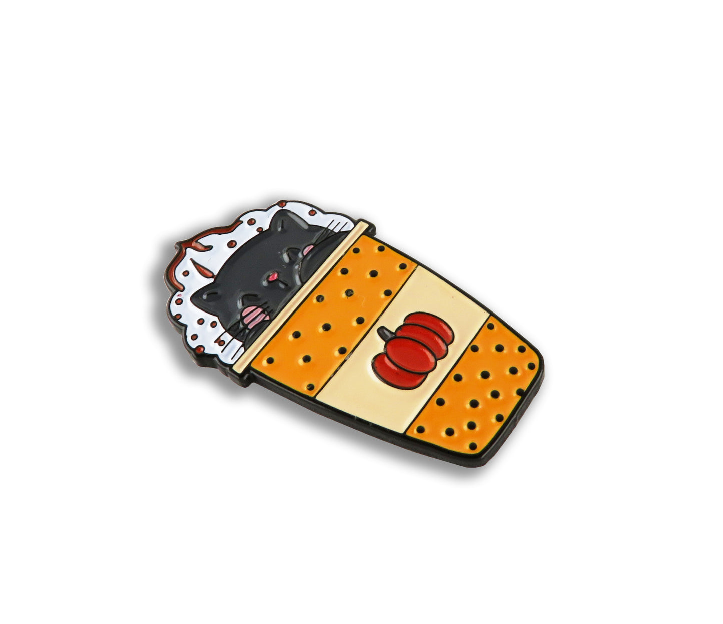 Letistitch 14349 Pumpkin Spice Latte Chart Holder & Needle Minder
