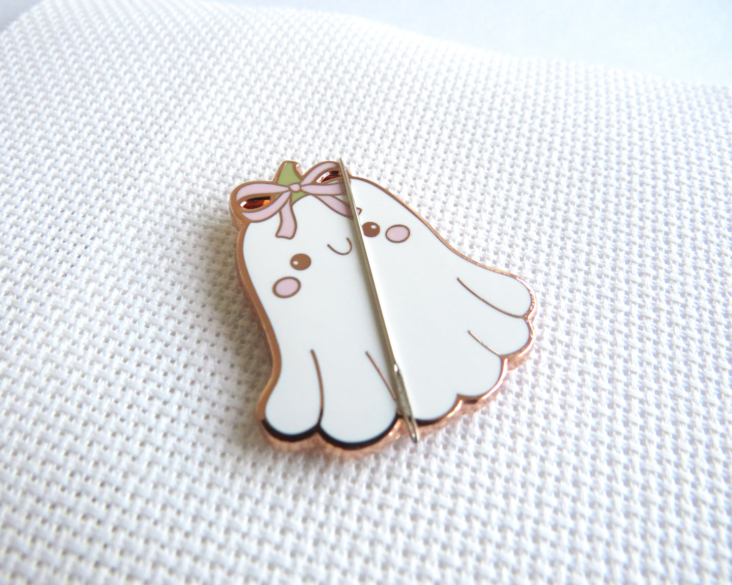 Letistitch SKU 14363 Boo – The ghost with the pink bow