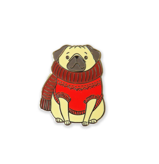 Needleminder – “Jolly Pug” SKU 14371 🐾🎅