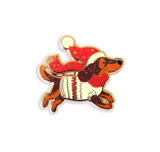 Needleminder – “Santa Dachshund” SKU 14373 🎅🐾
