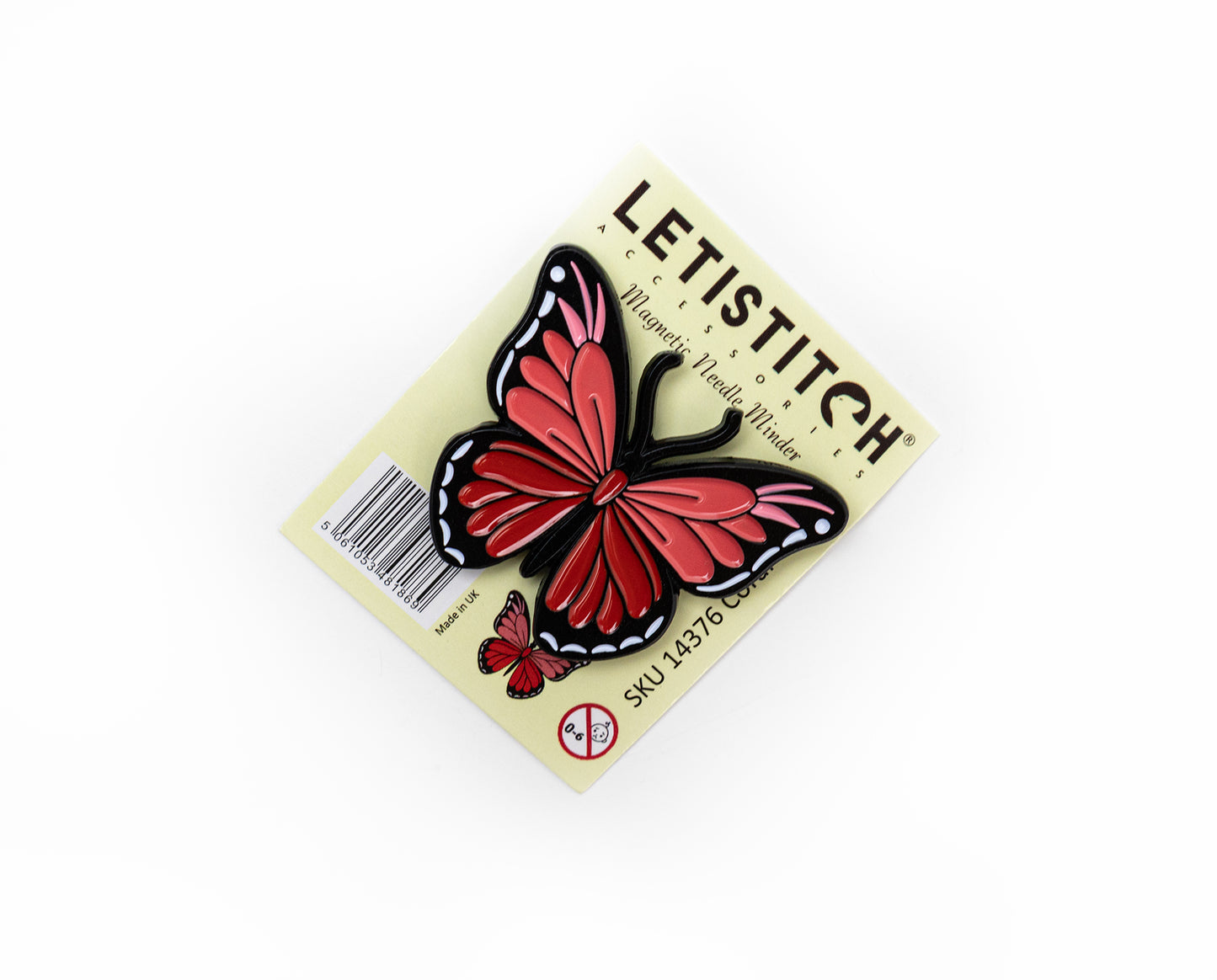 Letistitch SKU 14376 Coral Wings Magnetic Needleminder