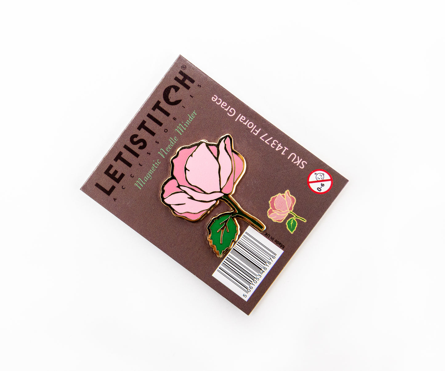 Letistitch SKU 14377 Floral Grace Magnetic Needleminder