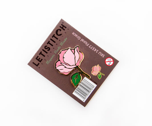 Letistitch SKU 14377 Floral Grace Magnetic Needleminder