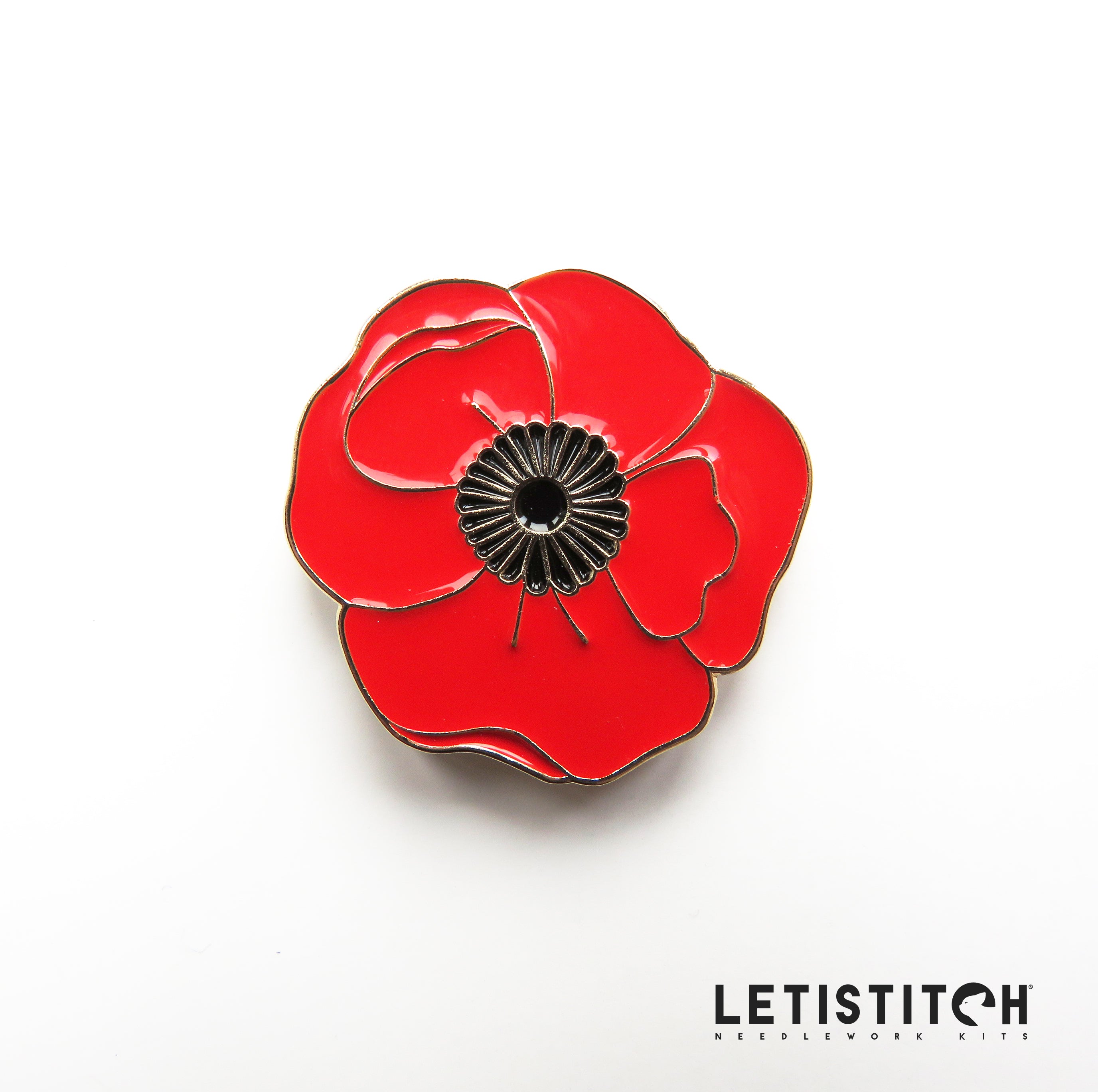 Letistitch SKU 14388 Red Poppy Bloom – LETISTITCH