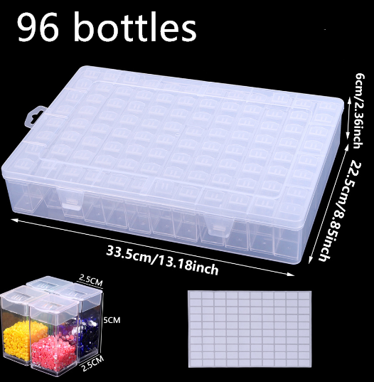 Diamond Painting Crystal Organizer 96 bottles