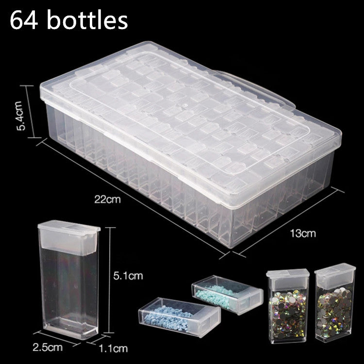Diamond Painting Crystal Organizer 64 bottles