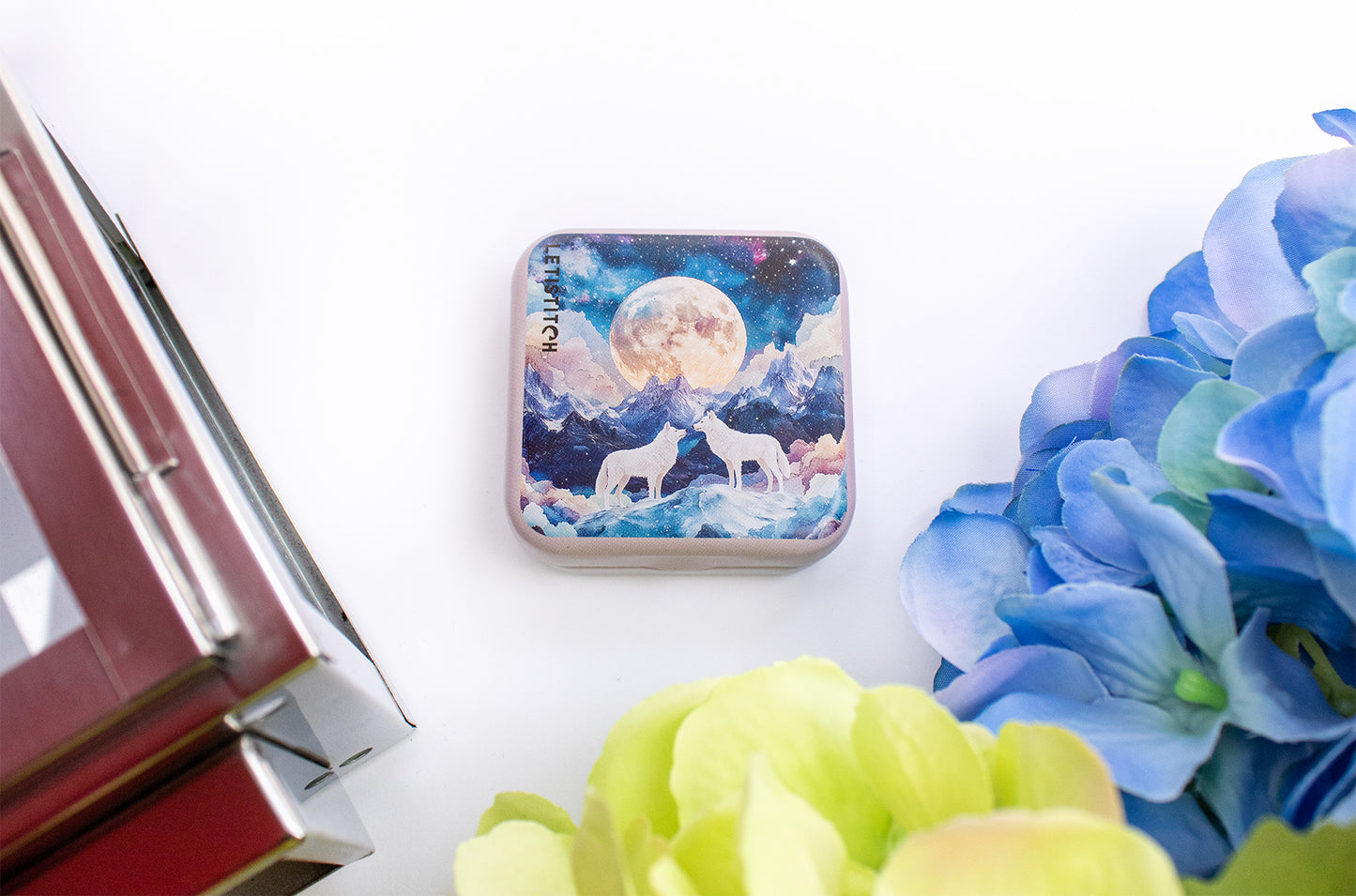 Tin Box for Needles – “Moon & Love” SKU 25631 🌙❤️