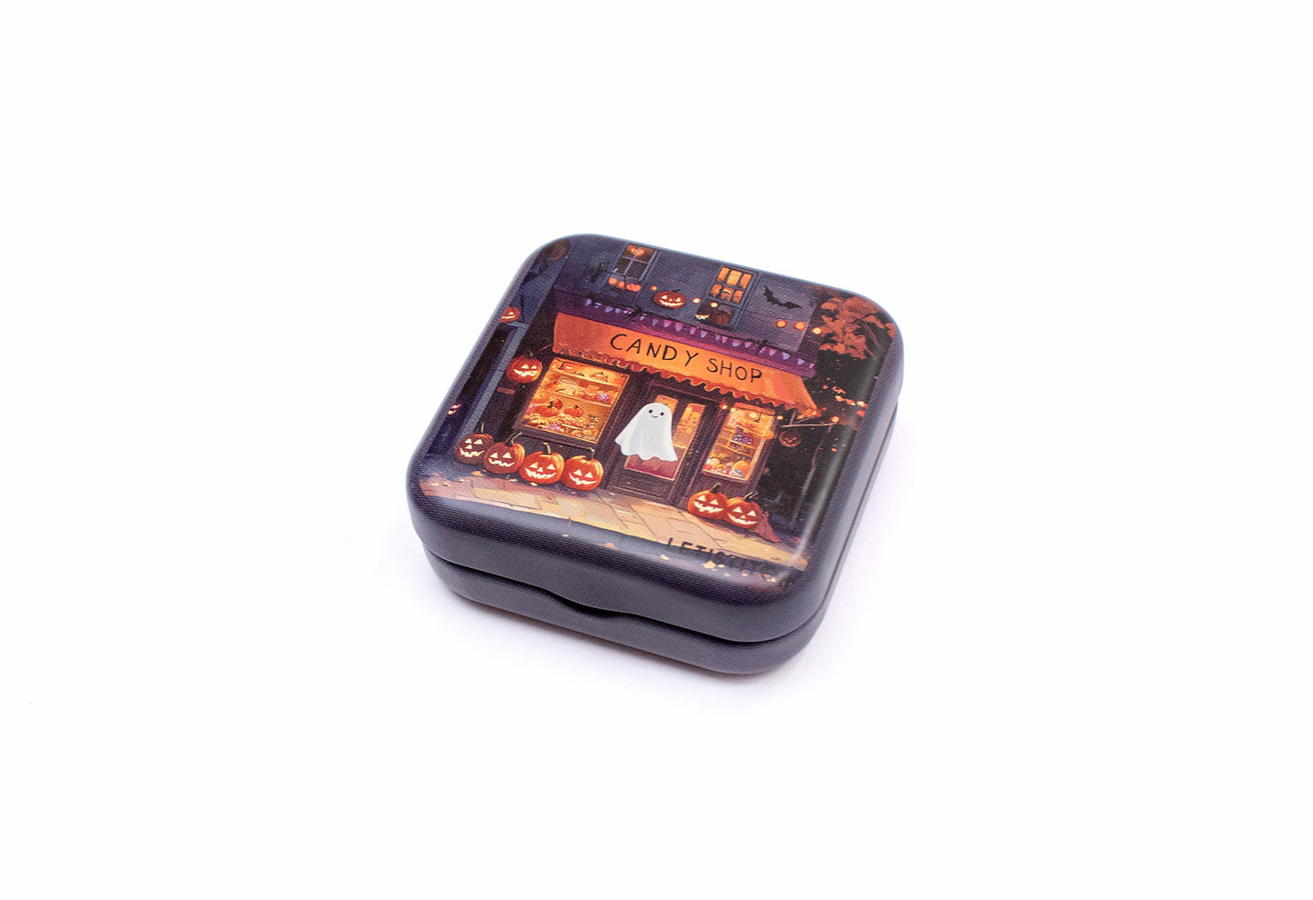 Tin Box for Needles – “Pumpkin Lane” (SKU 25634) 🎃✨