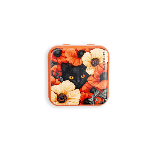 Tin Box for Needles – “Poppy Eyes” SKU 25640 🌺
