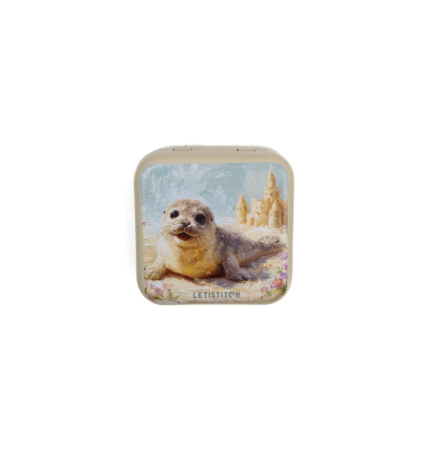 Tin Box for Needles – "Beach Day Bliss" SKU 25641