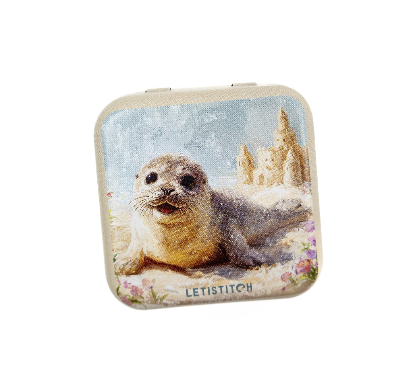 Tin Box for Needles – "Beach Day Bliss" SKU 25641