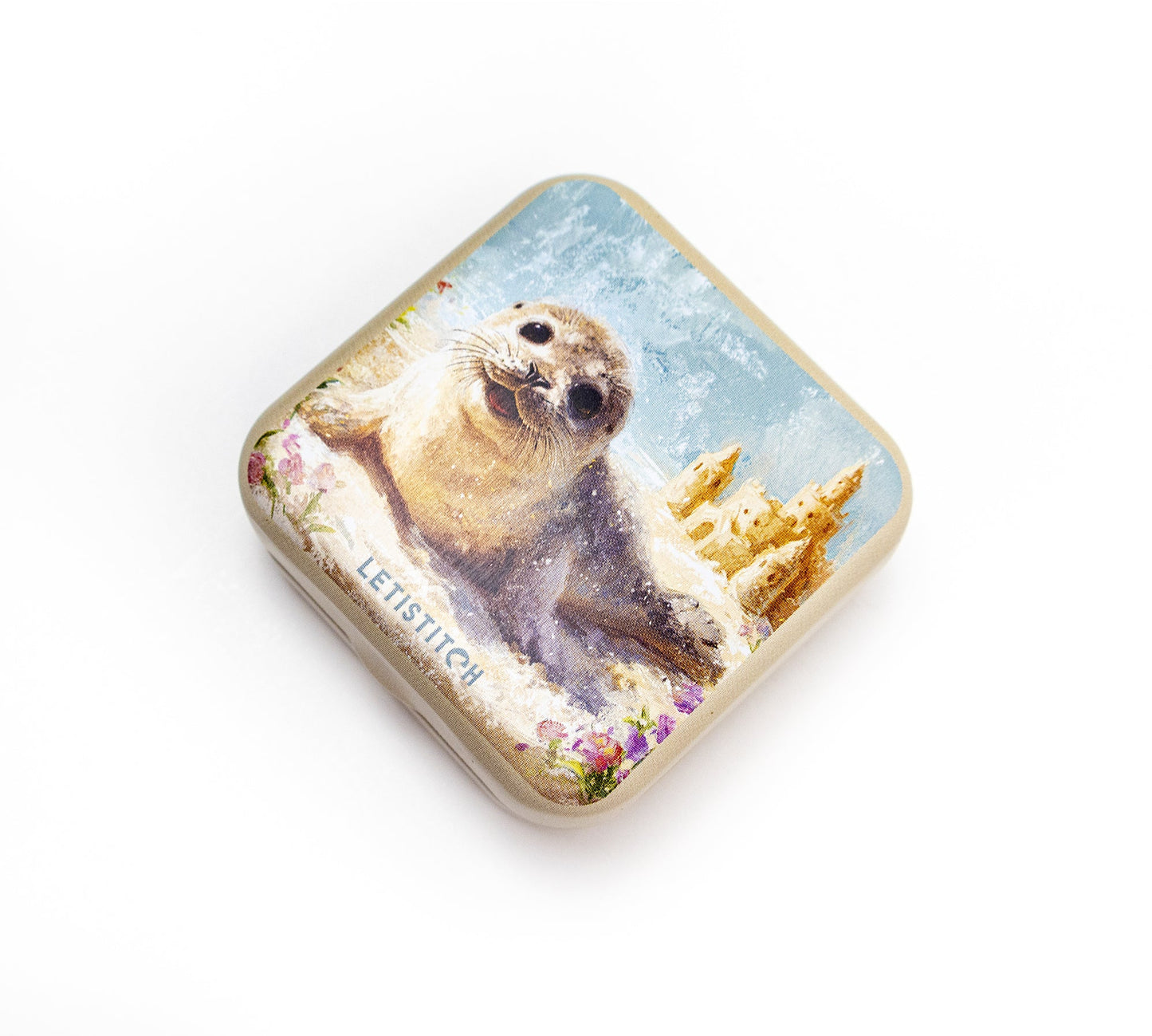 Tin Box for Needles – "Beach Day Bliss" SKU 25641