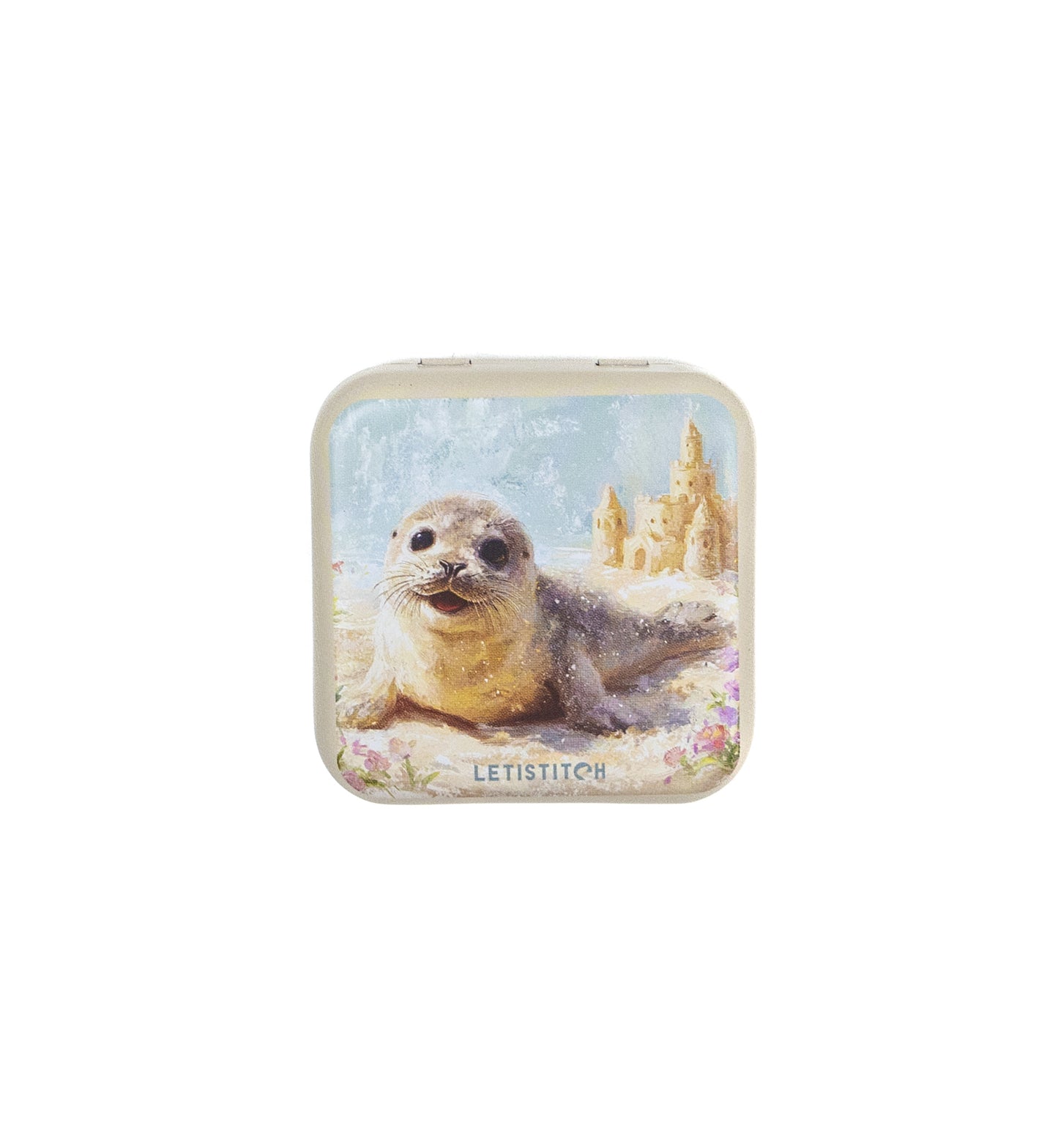 Tin Box for Needles – "Beach Day Bliss" SKU 25641