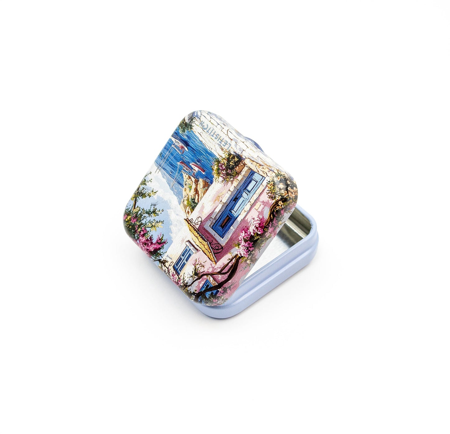 Tin Box for Needles – "Mediterranean Coast" SKU 25642