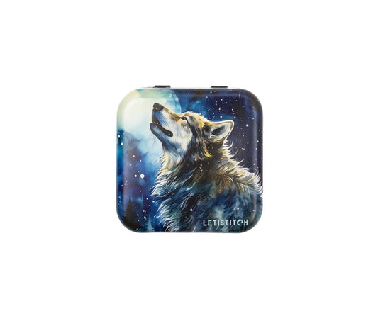 Tin Box for Needles – "Midnight Snowfall" SKU 25644