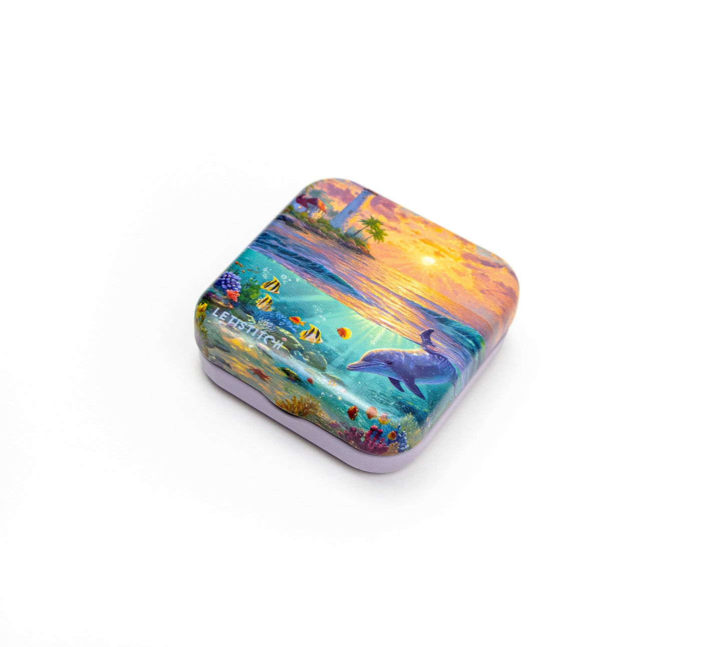 Tin Box for Needles – "Dolphin Paradise" SKU 25645