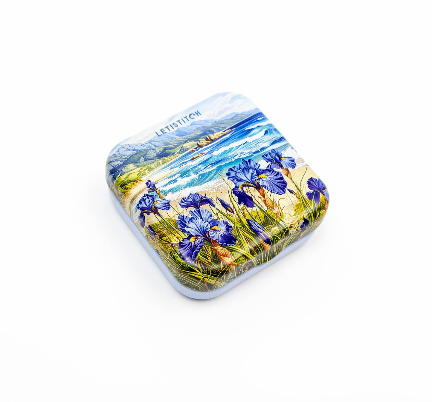 Tin Box for Needles – "Blue Harmony" SKU 25647