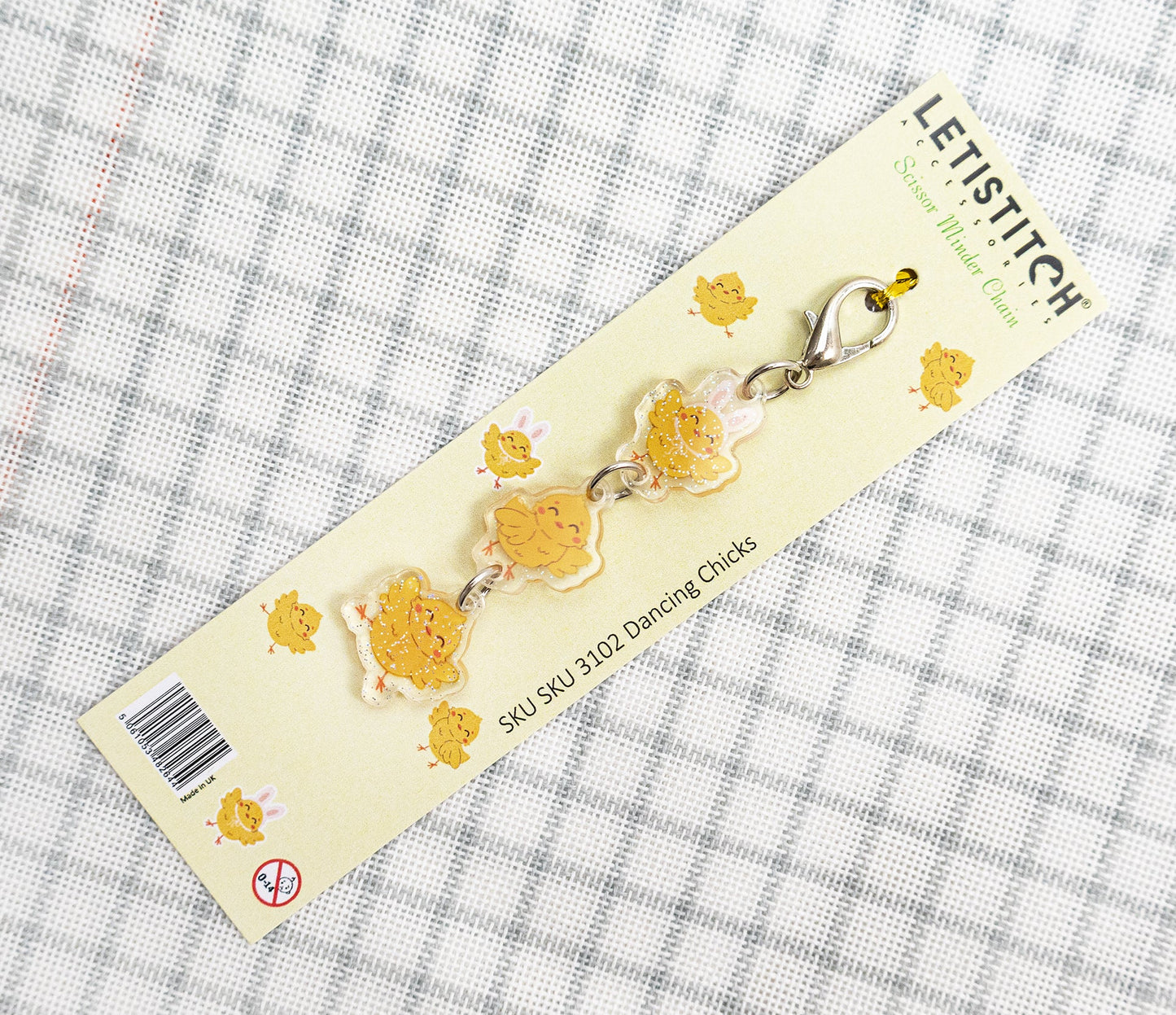 Letistitch SKU 3102 Dancing Chicks - Scissors Minder