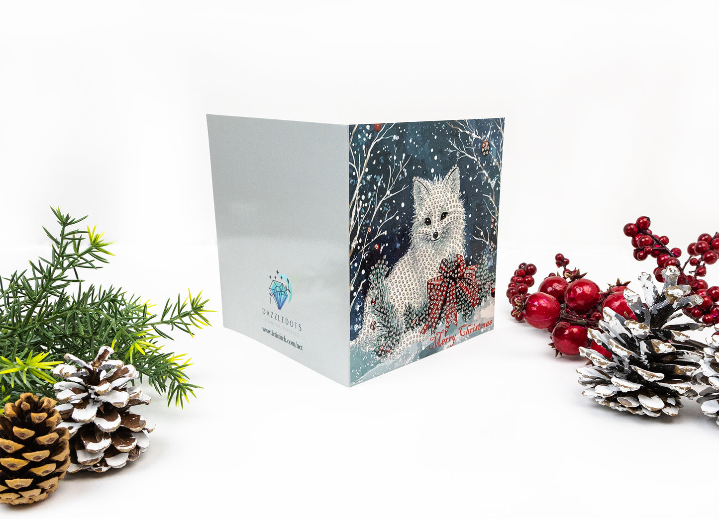 🎄 Jolly Little Friends – DIY Diamond Painting Christmas Card Kit (Kit of 6)