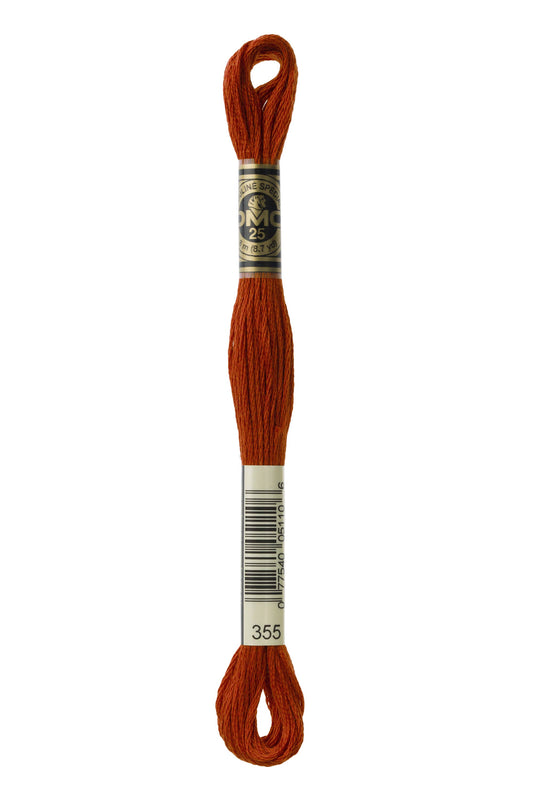 DMC Stranded Cotton - DMC color 355