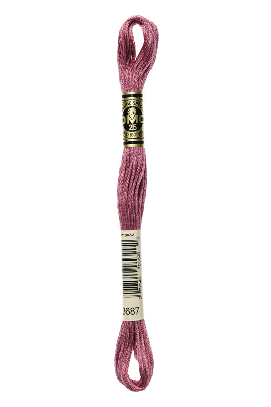 DMC Stranded Cotton - DMC color 3687