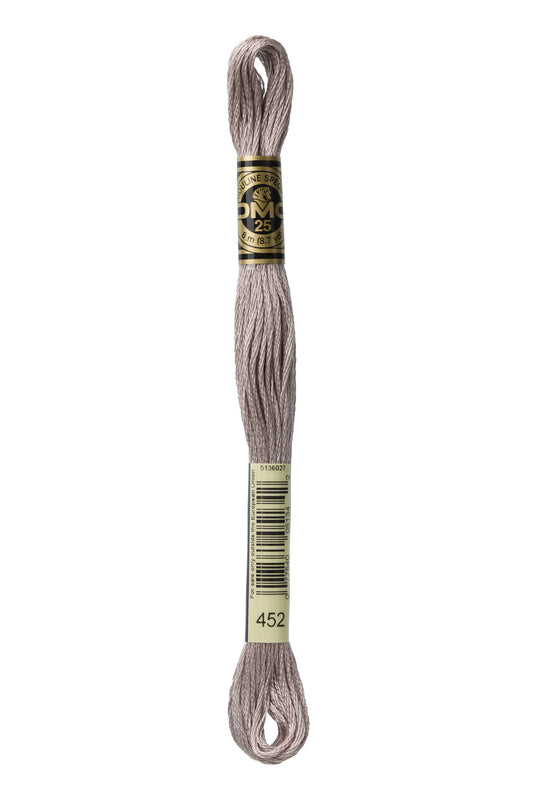 DMC embroidery floss spool on a white background