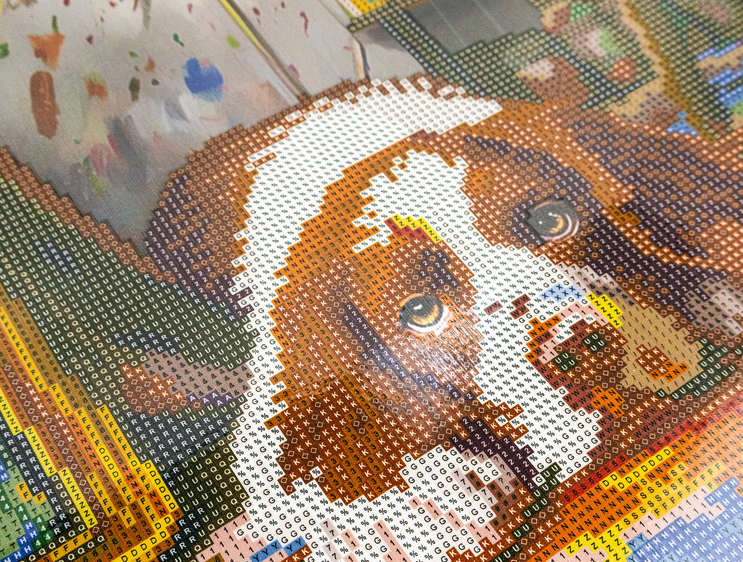 480-916 Mess-terpiece– Framed Diamond Painting Kit (40 × 50 cm) – Limited Edition