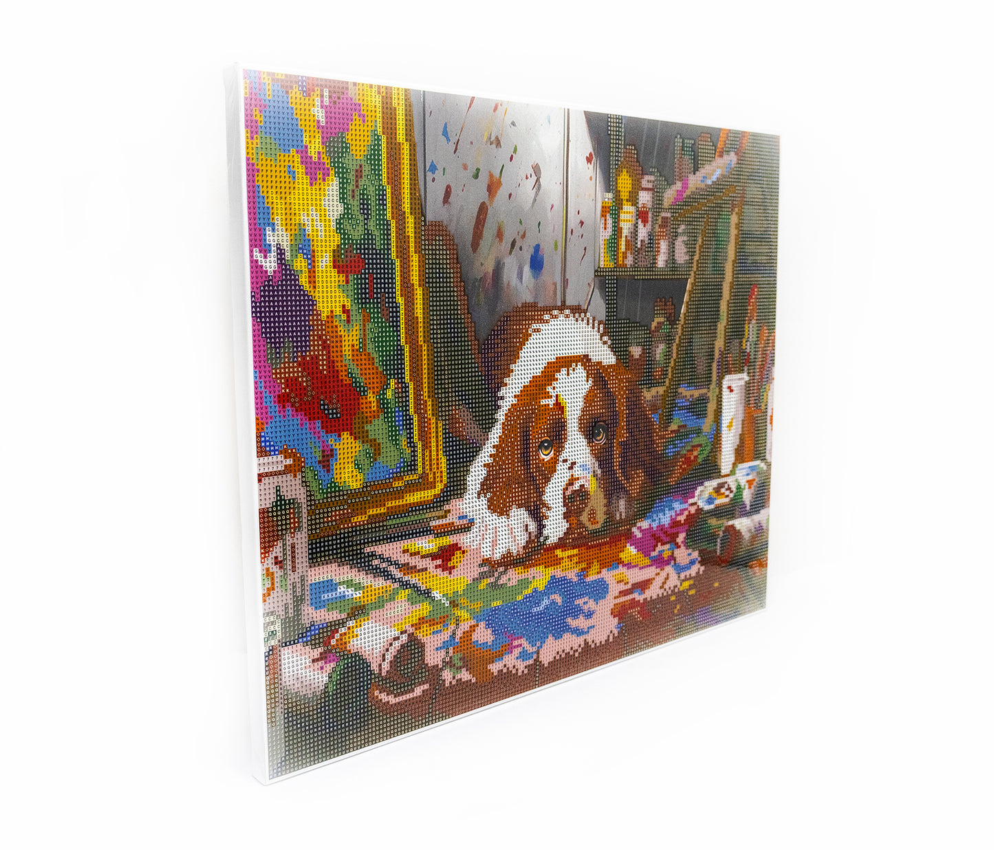 480-916 Mess-terpiece– Framed Diamond Painting Kit (40 × 50 cm) – Limited Edition